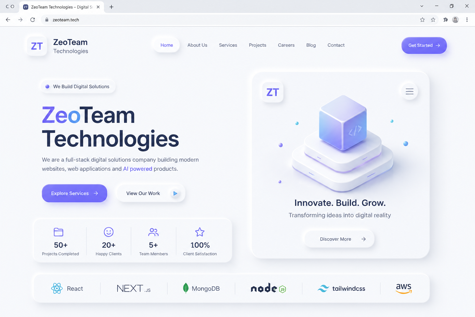 ZeoTeam Technologies featured project